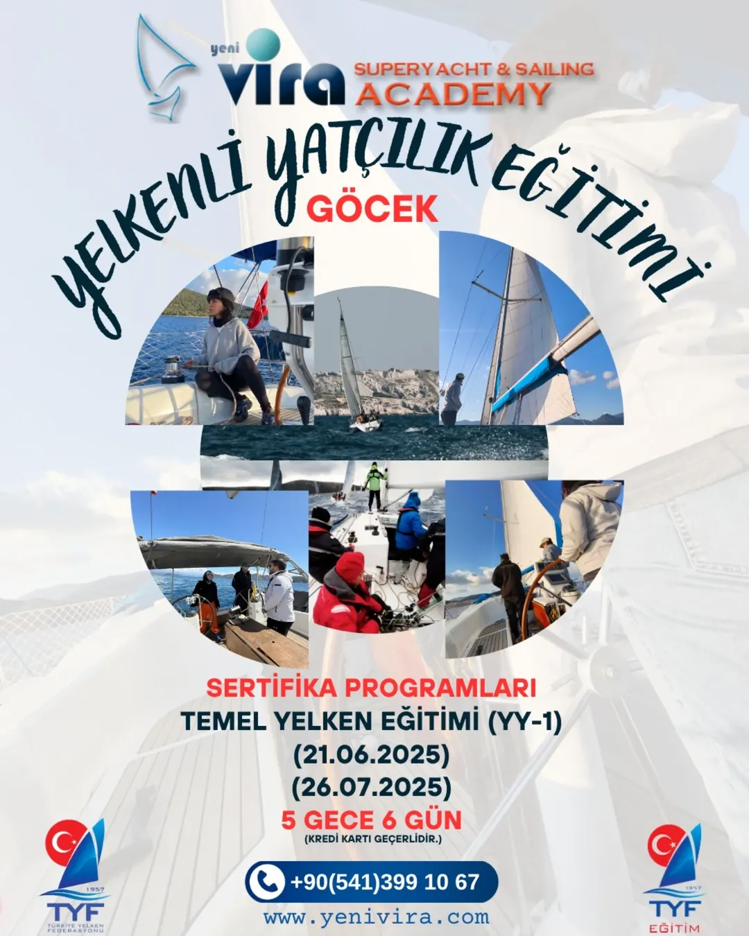 Sailing Course in Gocek – TYF Certified Training & Sea Adventure | Yeni Vira